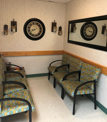 A picture of our senior behavioral waiting area.