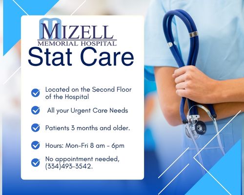 Stat Care Picture located on the second floor of hospital